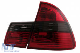 Luci posteriori per BMW Serie 3 E46 Touring 1999-2005 Rosso Fumo-image-6092625