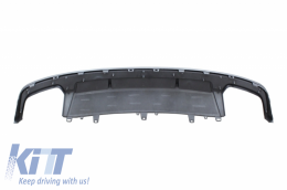 Luft Diffusor Endrohre für AUDI A7 4G Facelift 15-17 S7 Look Kühlergrill Gitter-image-6054155