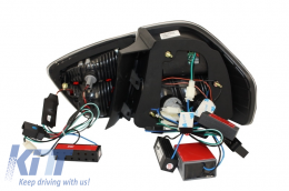 
M3 Dizájn Hátsó lökhárító PDC támogatás nélkül, LED füst színű Hátsó lámpákkal, BMW 3 E90 2005-2008 modellekhez-image-6021345