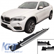 Marchepieds latéraux pour SUV pour BMW X6 F16 2014-2019 Side Steps Running Boards-image-6049232