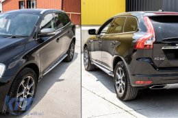 Marchepieds latéraux pour VOLVO XC60 08-13 R-Design Running Boards Side Steps-image-6018987