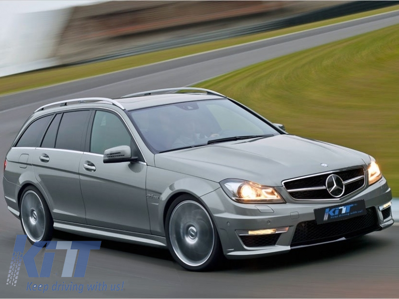 Mercedes C-class W204 Facelift C63 AMG Body Kit T-Modell S204 Station ...