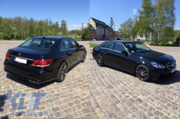 Прагове подходящи за Mercedes E-Class W212 S212 (2009-2016) Facelift E63 Дизайн-image-6023402