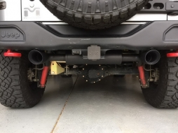 Metal Body Kit suitable for Jeep Wrangler Rubicon JK (2007-2017) 10th Anniversary Hard Rock Style With Complete Exhaust System Axle-Back-image-6032964