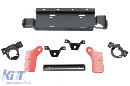 Metal Front Bumper suitable for JEEP Wrangler / Rubicon JK (2007-2017) 10th Anniversary Hard Rock Style-image-6085232