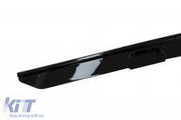 Minigonne laterali Add-on Estensioni per BMW 2 F22 F23 2014+ M-Performance Look Nero lucido-image-6076993