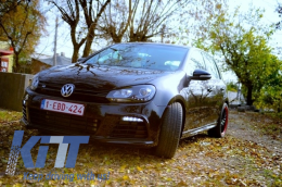 Minigonne laterali per VW Golf VI Mk6 2008+ Pedane R20 Design-image-42007