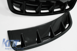 Mirror Cover with Side Vents Front Bumper suitable for Mercedes A-Class W177 (05.2018-2022) V177 (09.2018-2022) Night Package Look-image-6065693