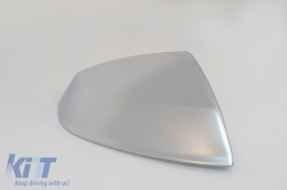 Mirror Covers suitable for Audi Q7 4M (2015-2019) Q5 (2017-2020) Extinction Aluminium Plated Complete Housing With Side Assist RS Design-image-6084724