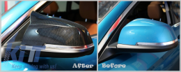 Mirror Covers suitable for BMW 1/2/3/4 Series F20 F21 F22 F23 F30 F31 F32 F33 F36 Carbon Film Hydrographic Coating-image-6042724