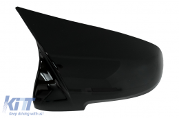 Mirror Covers suitable for BMW 5 Series F10 F11 F07 LCI (2015-2017) 6 Series F06 F12 F13 LCI (2014-2018) 7 Series F01 F02 F03 LCI (2012-2015) Piano Black M Design-image-6056203