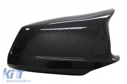 Mirror Covers suitable for BMW 5 Series F10 F11 F18 Non LCI (07.2010-2013) Carbon Look M Design-image-6076739