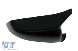 Mirror Covers suitable for BMW 5 Series F10 F11 F18 Non LCI (07.2010-2013) Piano Black M Design-image-6080816