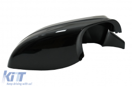 Mirror Covers suitable for BMW 5 Series F10 F11 F18 Non LCI (07.2010-2013) Piano Black M Design-image-6080817