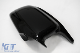 Mirror Covers suitable for BMW 5 Series F10 F11 F18 Non LCI (07.2010-2013) Piano Black M Design-image-6080818