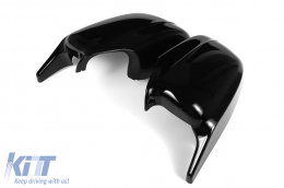 Mirror Covers suitable for BMW 5 Series F10 F11 F18 Non LCI (07.2010-2013) Piano Black M Design-image-6080823