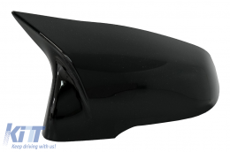 Mirror Covers suitable for BMW X1 F48 Pre & LCI X1 xDrive25e (06.2015-up) Active Tourer F45 Pre & LCI (2014-up) Gran Tourer F46 (06.2015-up) Piano Black M Design-image-6070727