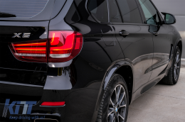 Mirror Covers suitable for BMW X3 F25 X4 F26 X5 F15 X6 F16 (2013-2019) Piano Black M Design-image-6072593