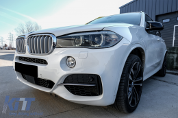 Mirror Covers suitable for BMW X3 F25 X4 F26 X5 F15 X6 F16 (2013-2019) Piano Black M Design-image-6072635