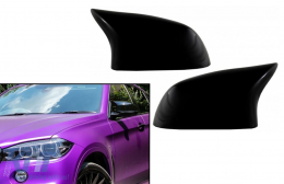 Mirror Covers suitable for BMW X3 F25 X4 F26 X5 F15 X6 F16 (2013-2019) Piano Black M Design-image-6079723