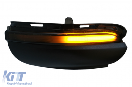 Mirror Dynamic LED Turn Signal suitable for VW Golf 6 Hatchback (2008-2013) Touran (2010-2015) Smoke-image-6091268