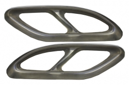 Muffler Tips suitable for Mercedes C-Class W205 S65 E65 GLE W166 X166 GLC W253 Sport Design-image-6017013