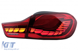 OLED Rücklichter für BMW F32 F33 F36 M4 F82 F83 13-03.19 Rot Dynamic Blinker-image-6097433