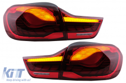 OLED Rücklichter für BMW F32 F33 F36 M4 F82 F83 13-03.19 Rot Dynamic Blinker-image-6097437