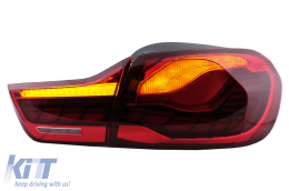 OLED Rücklichter für BMW F32 F33 F36 M4 F82 F83 13-03.19 Rot Dynamic Blinker-image-6097438