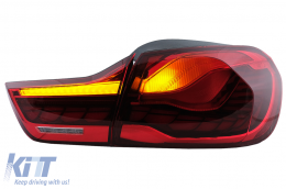 OLED Rücklichter für BMW F32 F33 F36 M4 F82 F83 13-03.19 Rot Dynamic Blinker-image-6097439