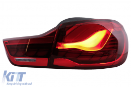 OLED Rücklichter für BMW F32 F33 F36 M4 F82 F83 13-03.19 Rot Dynamic Blinker-image-6097441