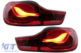 OLED Rücklichter für BMW F32 F33 F36 M4 F82 F83 13-03.19 Rot Dynamic Blinker-image-6097442