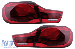 OLED Rücklichter für BMW F32 F33 F36 M4 F82 F83 13-03.19 Rot Dynamic Blinker-image-6097447