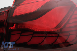 OLED Taillights Conversion to M4 Design suitable for BMW 3 Series F30 Pre LCI & LCI (2011-2019) F35 F80 Red Clear with Dynamic Sequential Turning Light-image-6084413