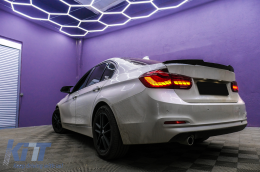 OLED Taillights Conversion to M4 Design suitable for BMW 3 Series F30 Pre LCI & LCI (2011-2019) F35 F80 Red Clear with Dynamic Sequential Turning Light-image-6089129