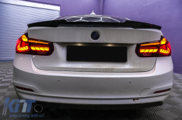 OLED Taillights Conversion to M4 Design suitable for BMW 3 Series F30 Pre LCI & LCI (2011-2019) F35 F80 Red Clear with Dynamic Sequential Turning Light-image-6089131