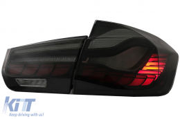 OLED Taillights Conversion to M4 Design suitable for BMW 3 Series F30 Pre LCI & LCI (2011-2019) F35 F80 Red Smoke with Dynamic Sequential Turning Light-image-6082787