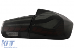 OLED Taillights Conversion to M4 Design suitable for BMW 3 Series F30 Pre LCI & LCI (2011-2019) F35 F80 Red Smoke with Dynamic Sequential Turning Light-image-6082799