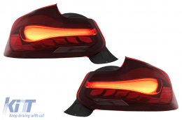 OLED Taillights suitable for BMW 2 Series F22 F23 M2 F87 (2014-2020) Dynamic Turning Lights Conversion to M4 Design-image-6110312