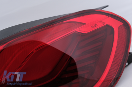 OLED Taillights suitable for BMW 4 Series F32 F33 F36 M4 F82 F83 (2013-03.2019) Red with Dynamic Sequential Turning Light-image-6097448