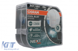 OSRAM COOL BLUE INTENSE H7 Lampe Halogène 64210CBI HCB 12V Duobox 2 Unités--image-6088720