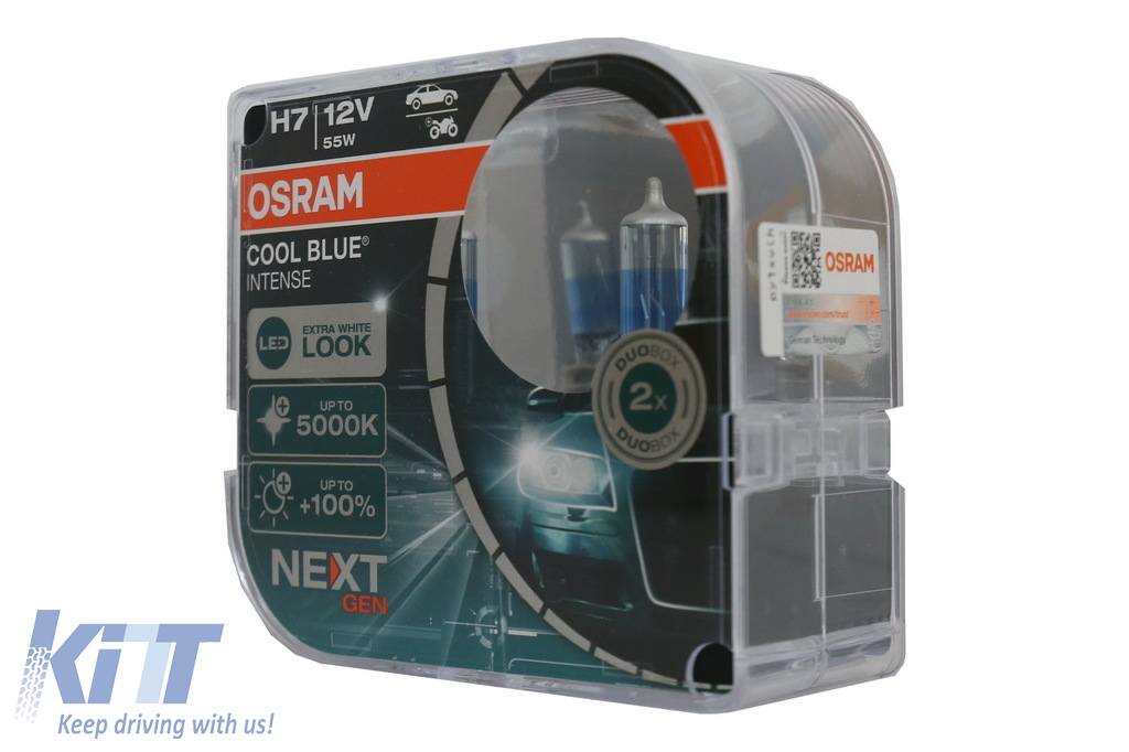 OSRAM COOL BLUE INTENSE NEXT GEN H7 Halogen Review, Unboxing, Road