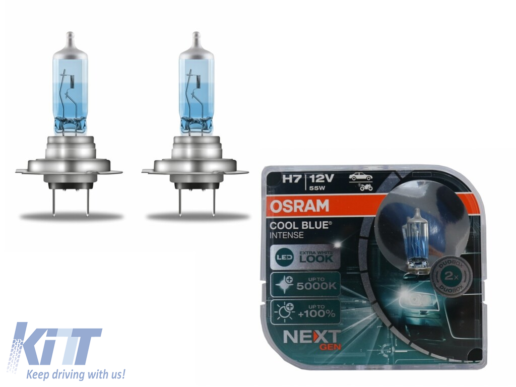 Osram Cool Blue Advance H7 Halogen Cool Blue White Xenon Look Auto  Headlight Car Light Bulbs 12v 55w 5000k 62210cba (2pcs) - Car Headlight  Bulbs(halogen) - AliExpress