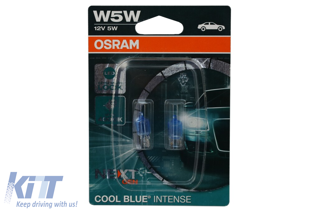 2825CBN-02B OSRAM COOL BLUE INTENSE next Generation W5W Lampadina  indicatore direzione 12V 5W, W5W ▷ AUTODOC prezzo e recensioni