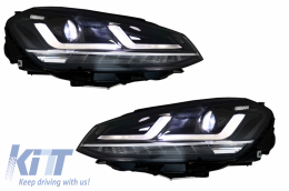 Osram Full LED Headlights LEDriving suitable for VW Golf 7 VII (2012-2017) Chrome Upgrade only for Halogen-image-6034439