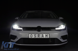 Osram Full LED Headlights LEDriving suitable for VW Golf 7.5 Facelift (2017-2020) Upgrade for Halogen with Dynamic Sequential Turning Lights-image-6074768