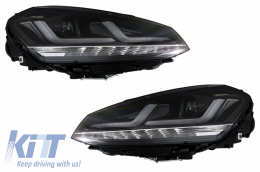 Osram Full LED Фарове LEDriving подходящи за VW Golf 7 VII (2012-2017) Черен Upgrade за Халоген-image-6034665