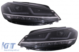 Osram Full LED Фарове LEDriving подходящи за VW Golf 7.5 Facelift (2017-2020) Надстройка за Халоген с Динамичен последователни Въртящи се светлини-image-6074752