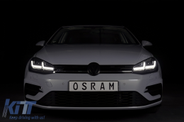 Osram Full LED Фарове LEDriving подходящи за VW Golf 7.5 Facelift (2017-2020) Надстройка за Халоген с Динамичен последователни Въртящи се светлини-image-6074771