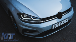 Osram Full LED Фарове LEDriving подходящи за VW Golf 7.5 Facelift (2017-2020) Надстройка за Халоген с Динамичен последователни Въртящи се светлини-image-6074812